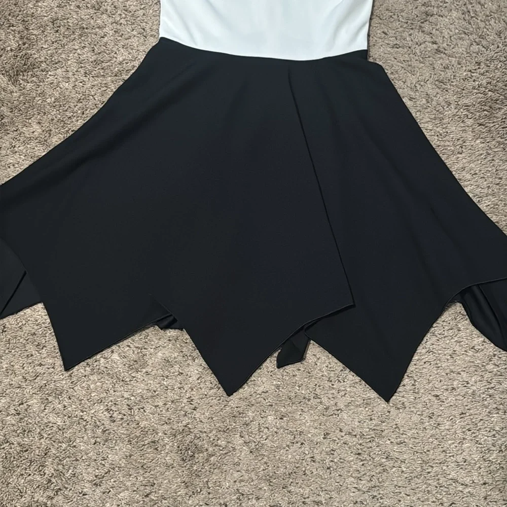 Amy Byer Girls Hanky Hem Dressy Dress with Bow Detail Size 16